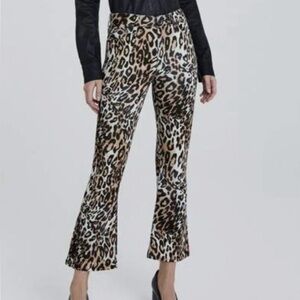 AG Adriano Goldschmied Leopard Print Crop Pants